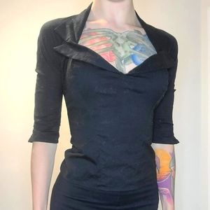 Pinup Couture Black Top